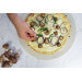 Pierre à pizza Cookut Crispiz en pierre réfractaire pour four et barbecue 38cm