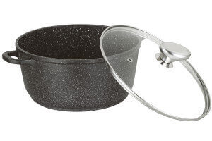 Faitout en fonte Pradel Excellence Premium 36cm façon pierre tous feux/ induction