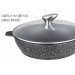 Sauteuse en fonte Pradel Excellence Premium 28cm façon pierre tous feux/ induction