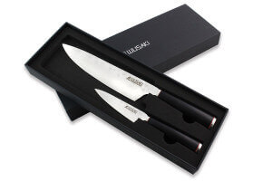 Coffret de 2 couteaux Wusaki Hayato X50 manches G10 Chef + Office