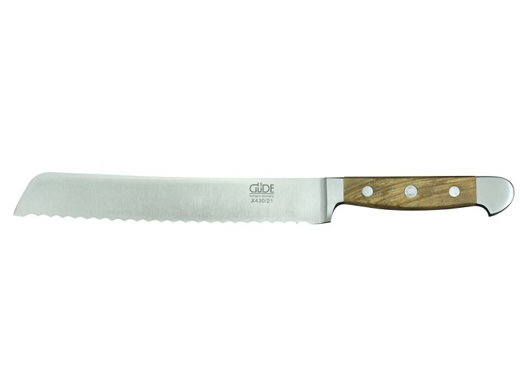 Couteau à pain 21cm forgé Alpha Olive Güde