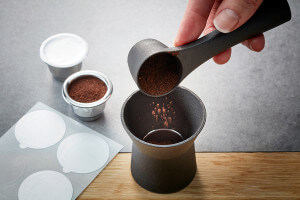 Kit pour capsules de café réutilisables Gefu Conscio
