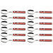 Set de 12 cuillères de table rouge Tramontina 