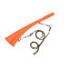 Corne d'appel 25cm ABS orange fluo Elless