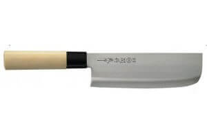 Couteau japonais Nakiri Tsubazo lame 17cm