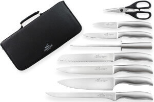Mallette de cuisine Sabatier international Luxe 6 couteaux + ciseaux et fusil
