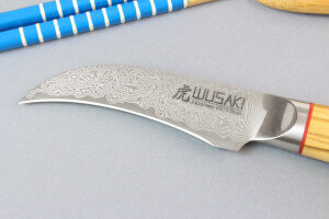 Couteau bec d'oiseau Wusaki Fujiko VG10 8cm manche olivier