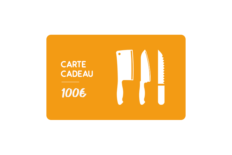 Carte cadeau 100€ Couteauxduchef.com