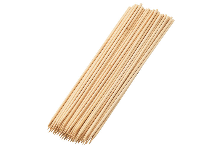 100 Piques &agrave; brochettes Westmark Natur Pur 20cm
