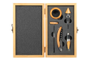 Coffret sommelier Pradel Excellence 5 pièces bambou