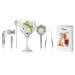 Kit cocktail 5 pièces Pulltex acier inoxydable + recettes