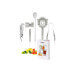 Kit cocktail 5 pièces Pulltex acier inoxydable + recettes