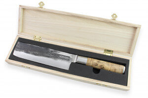 Couteau usuba Sabatier International Naruto VG10 18cm + élégant coffret bois