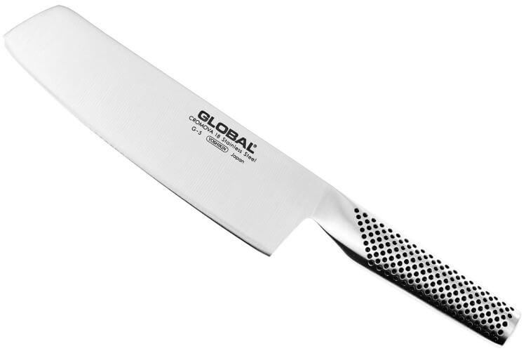 Couteau Chef Chinois Ebène X50 Lame Inox 17,5cm