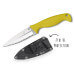 Couteau de plongée Spyderco Fish Hunter 11cm acier H-1 + étui Boltaron multi-positions