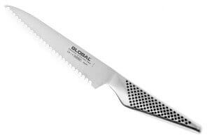 Couteau à légumes japonais Global GS14 lame crantée 15cm 