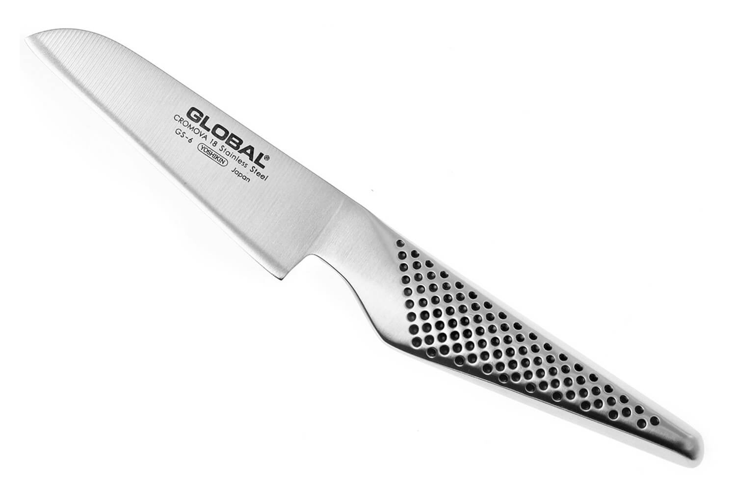 Couteau éplucheur Global GS6 lame en acier inox