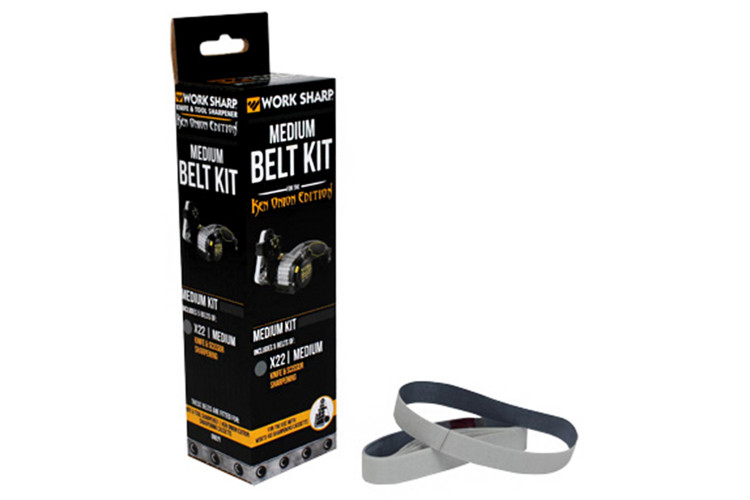 Kit de 5 courroies de remplacement X22 grain 1000 pour aff&ucirc;teuse Worksharp WSK1