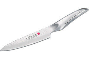 Couteau universel japonais Global Sai M02 lame martelée 14cm