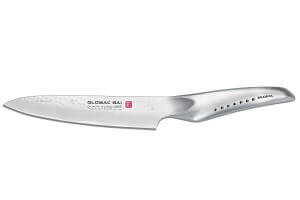 Couteau universel japonais Global Sai M02 lame martelée 14cm