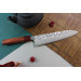 Couteau de chef japonais artisanal Yoshimi Kato 21cm SG2 Damascus