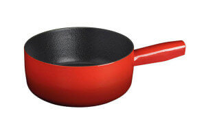 Caquelon savoyard Invicta en fonte émaillée rubis