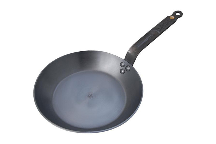 Poêle à frire ronde De Buyer Minéral B Element en fer 20cm