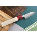 Couteau d'office japonais artisanal Masakage Kiri 7,5cm damas 49 couches