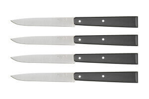 Coffret de 4 couteaux de table Opinel N°125 Pro lames micro dentées 11cm