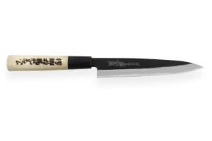 Couteau universel japonais artisanal Yoshihiro Kogeta White 2 steel 15,5cm