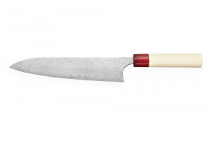 Couteau de chef japonais artisanal Masakage Kiri 21cm damas 49 couches