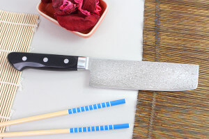 Couteau nakiri japonais artisanal Wusaki Koshiro AUS10 16,5cm