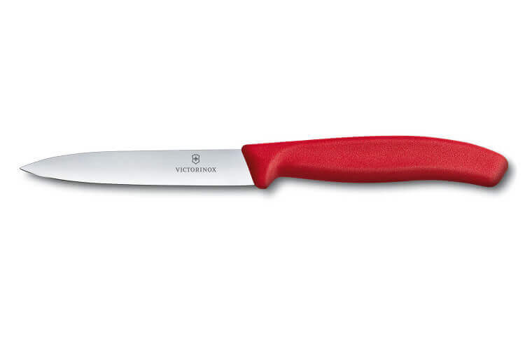 Couteau d'office Victorinox SwissClassic rouge lame droite 10cm