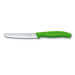 Couteau de table Victorinox SwissClassic vert lame à dents 11cm
