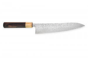 Couteau de chef japonais Tsunehisa SLD Damas 21cm