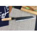 Couteau Kiritsuke japonais artisanal Moritaka Aogami 2 Steel carbone manche cerisier