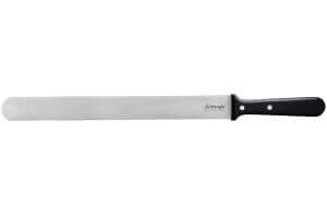 Couteau de boulanger lame crantée 30cm acier inox