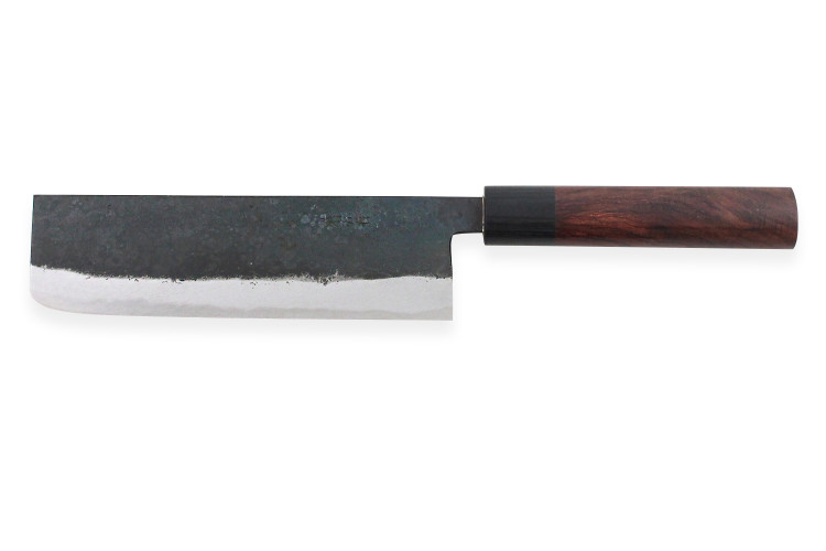 Couteau nakiri japonais artisanal Nishida Shirogami 17cm