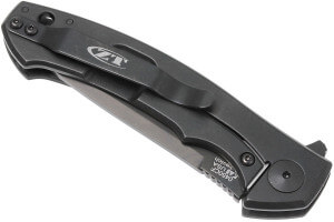 Couteau pliant Zero Tolerance ZT0450CF manche fibre de carbone et titanium noir 10,4cm