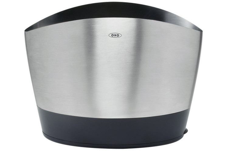 Pot à ustensiles en inox brossé OXO