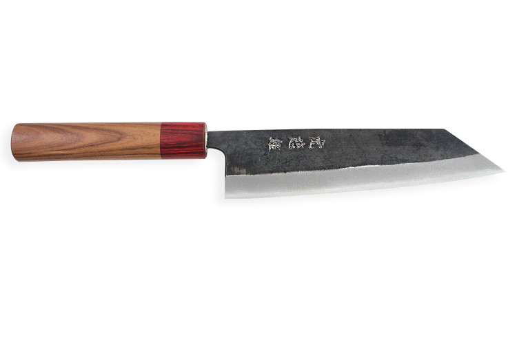 Couteau kiritsuke japonais artisanal Wusaki Yuzo BS2 18cm