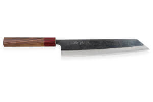 Couteau kiritsuke japonais artisanal Wusaki Yuzo BS2 24cm