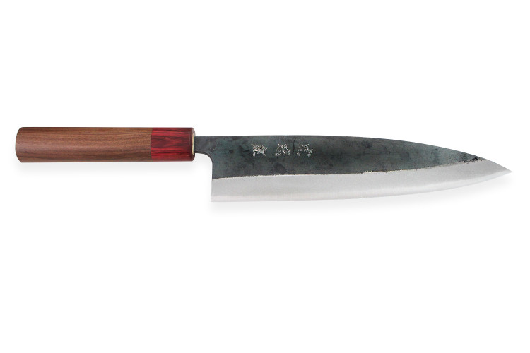 Couteau de chef japonais artisanal Wusaki Yuzo BS2 21cm