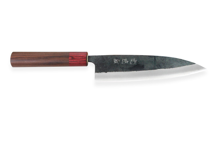 Couteau de chef japonais artisanal Wusaki Yuzo BS2 18cm