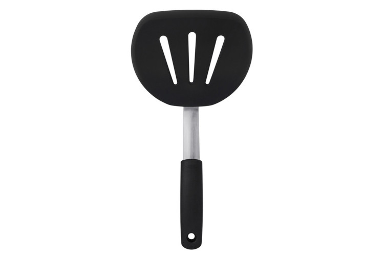 Spatule extra large flexible ajour&eacute;e OXO en silicone