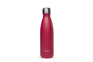 Bouteille isotherme Qwetch Matt framboise 500ml