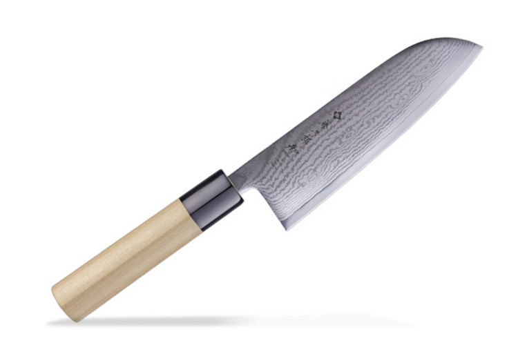 Couteau Santoku 16,5cm Damas Tojiro SHIPPU