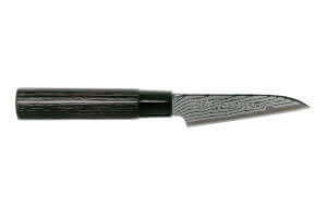 Couteau d'office Tojiro Shippu Black Damas lame 9cm 