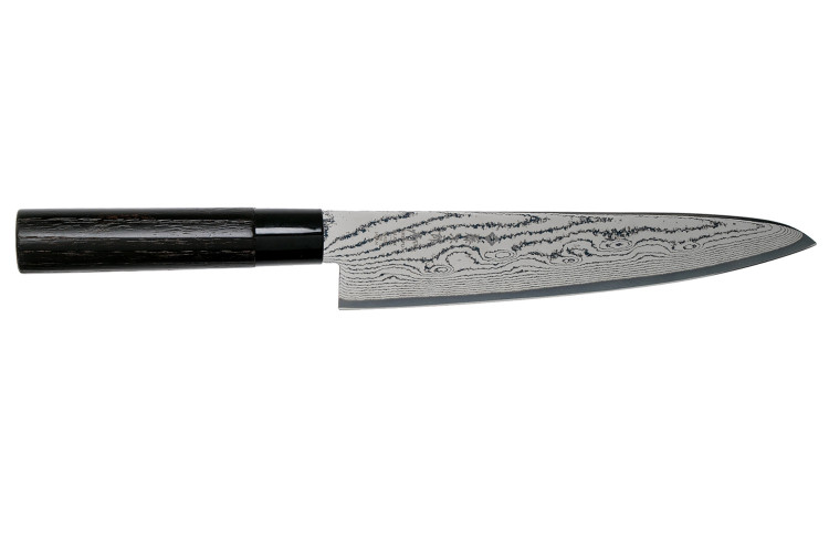 Couteau de chef Tojiro Shippu Black Damas lame 21cm