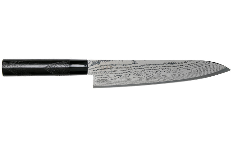 Couteau de chef Tojiro Shippu Black Damas lame 24cm